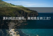 黑料网这次爆料，真相竟反转三次？